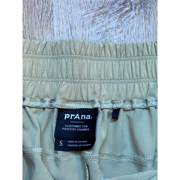 Prana Womens Beige Elastic Waist Pants S - Picture 3 of 7